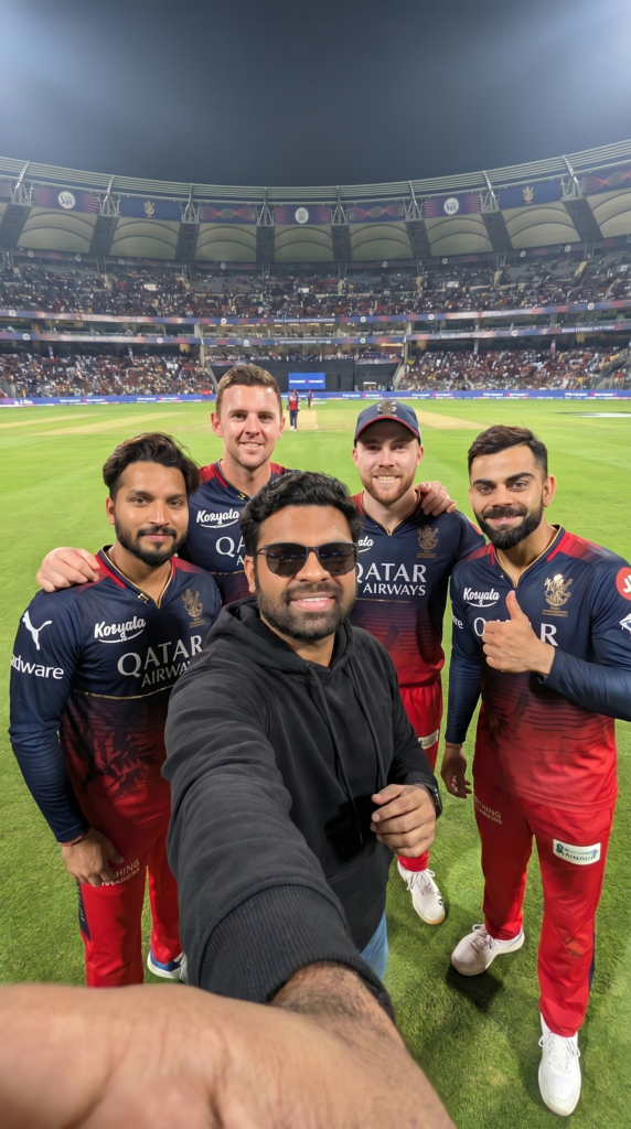 IPL Team Selfie’s Prompt – Techpros.ai